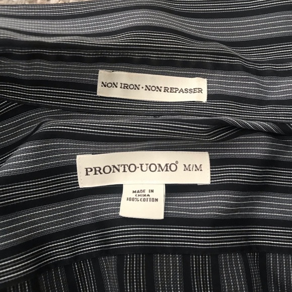 Pronto Uomo casual button up shirt (Gently Worn) - Picture 2 of 2